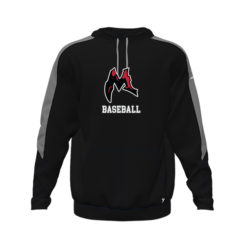 [CUS-DFW-HOOD-FLC-LSL-BLK-YXS-LOGO1] Hoodie (Youth XS, Black, Logo 1)