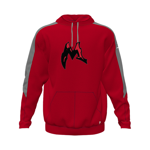[CUS-DFW-HOOD-FLC-LSL-RED-YXS-LOGO3] Hoodie (Youth XS, Red, Logo 3)