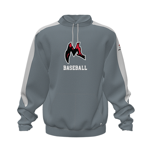 [CUS-DFW-HOOD-FLC-LSL-GRY-YXS-LOGO1] Hoodie (Youth XS, Gray, Logo 1)
