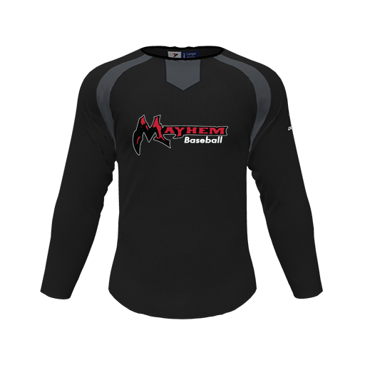 [CUS-DFW-PULL-FLC-CNK-LSL-BLK-YS-LOGO2] Pullover (Youth S, Black, Logo 2)