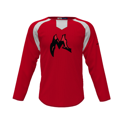 [CUS-DFW-PULL-FLC-CNK-LSL-RED-YS-LOGO3] Pullover (Youth S, Red, Logo 3)