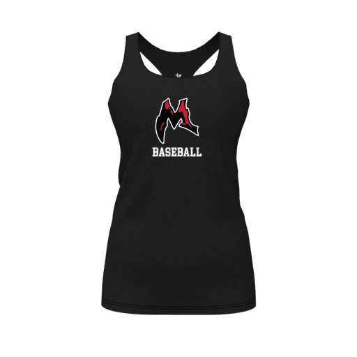 [FT0TRBBK-FYS-LOGO1] Decker Racerback Tank Top (Female Youth S, Black, Logo 1)