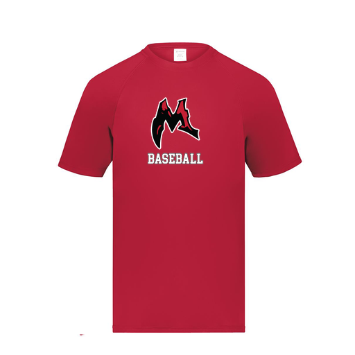 [2790.083.S-LOGO1] Men's Smooth Sport T-Shirt (Adult S, Red, Logo 1)