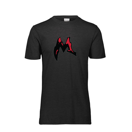 [FTSCUBBK-AS-LOGO3] Decker Men's Tri-Blend T-Shirt - Short Sleeve (Adult S, Black, Logo 3)