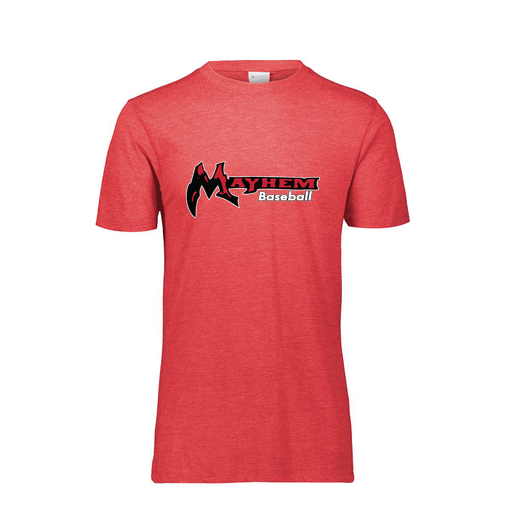 [FTSCUBRD-AS-LOGO2] Decker Men's Tri-Blend T-Shirt - Short Sleeve (Adult S, Red, Logo 2)