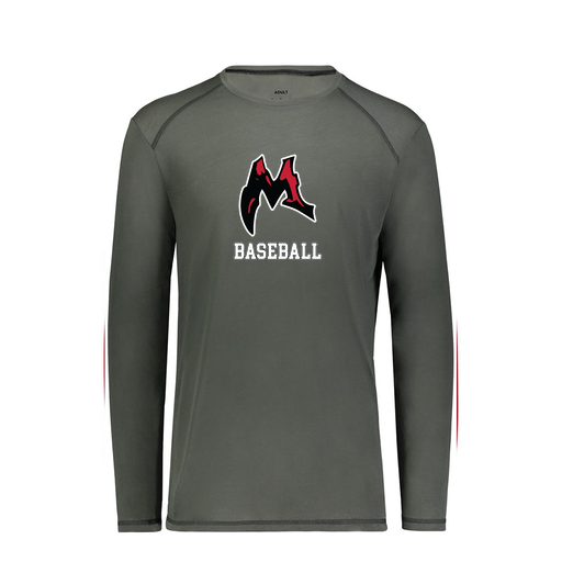 [6846.98D.S-LOGO1] Youth SoftTouch Long Sleeve (Youth S, Gray, Logo 1)