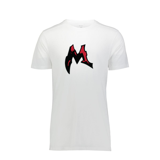 [FTSCUBWH-YS-LOGO3] Decker Youth Tri-Blend T-Shirt - Short Sleeve (Youth S, White, Logo 3)