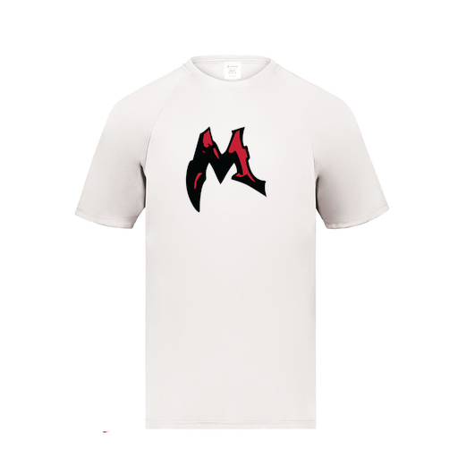 [2791.005.S-LOGO3] Youth Smooth Sport T-Shirt (Youth S, White, Logo 3)