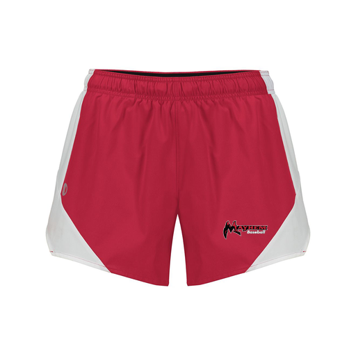 [229489.H01.S-LOGO2] Girls Olympus Shorts (Female Youth S, Red, Logo 2)