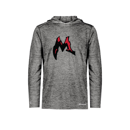 [FOLHCGBK-AS-LOGO3] Decker Men's Charge Hoodie (Adult S, Black, Logo 3)