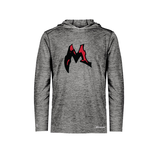 [FOLHCGBK-YS-LOGO3] Decker Youth Charge Hoodie (Youth S, Black, Logo 3)