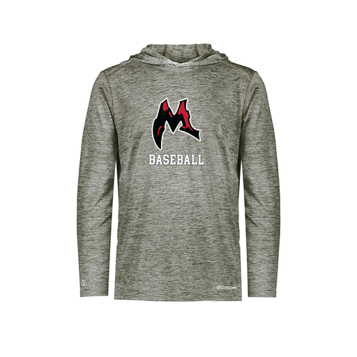 [FOLHCGGY-YS-LOGO1] Decker Youth Charge Hoodie (Youth S, Gray, Logo 1)