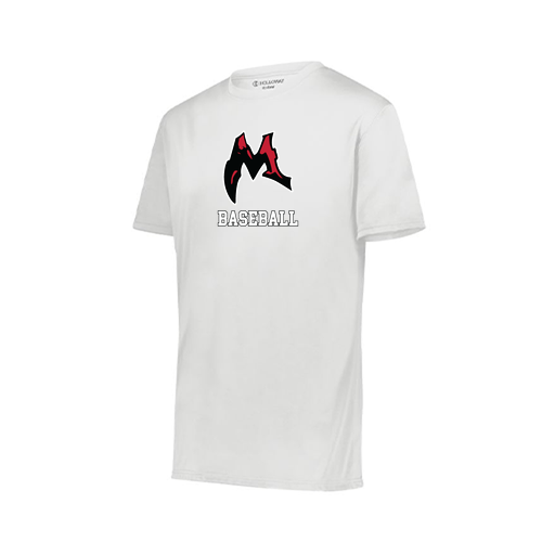 [222818.005.S-LOGO1] Men's Movement Dri Fit Shirt (Adult S, White, Logo 1)