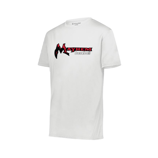 [222818.005.S-LOGO2] Men's Movement Dri Fit Shirt (Adult S, White, Logo 2)