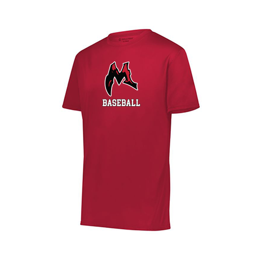 [222818.083.S-LOGO1] Men's Movement Dri Fit Shirt (Adult S, Red, Logo 1)
