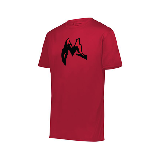 [222818.083.S-LOGO3] Men's Movement Dri Fit Shirt (Adult S, Red, Logo 3)
