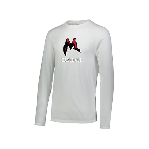 [3075.005.XS-LOGO1] Men's LS Ultra-blend T-Shirt (Adult XS, White, Logo 1)