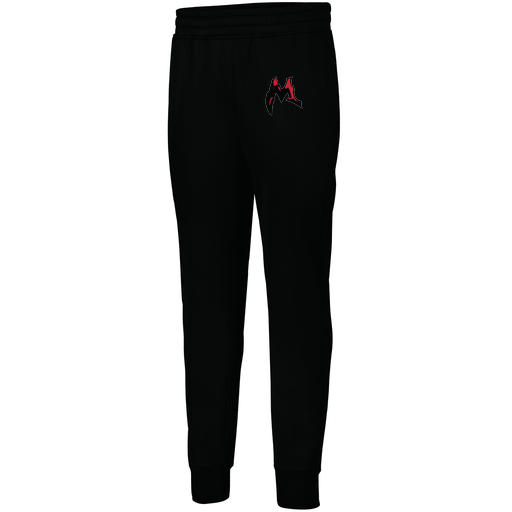 [5566.080.XS-LOGO3] Men's PERFORMANCE FLEECE JOGGER (Adult XS, Black, Logo 3)