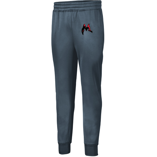 [5566.059.XS-LOGO3] Men's PERFORMANCE FLEECE JOGGER (Adult XS, Gray, Logo 3)
