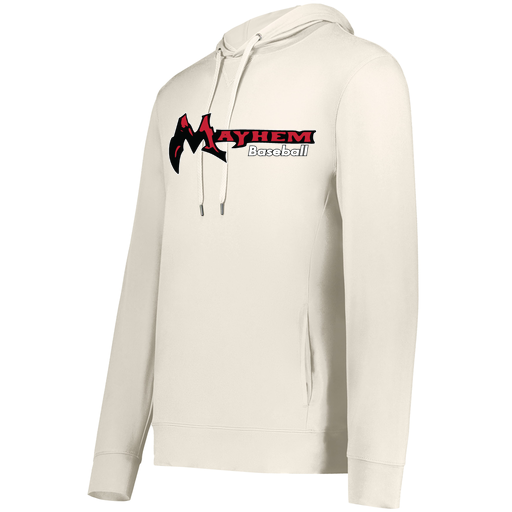 [222598.907.S-LOGO2] Men's Ventura Thin Knit Hoodie (Adult S, White, Logo 2)