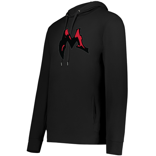 [222698.080.S-LOGO3] YOUTH VENTURA THIN KNIT HOODIE (Youth S, Black, Logo 3)