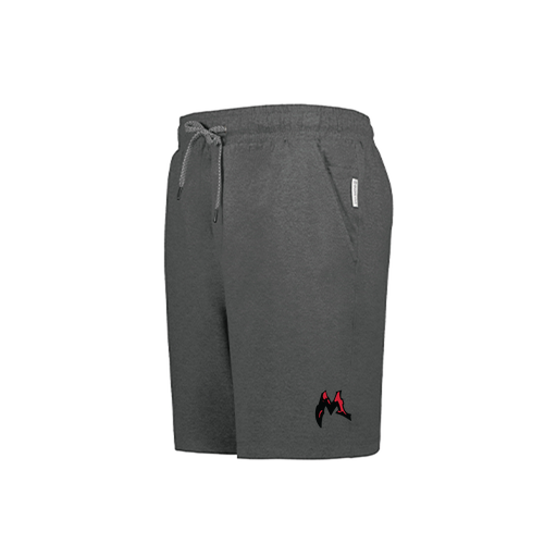 [223604.E83.S-LOGO3] YOUTH Ventura Soft Knit SHORTS (Youth S, Gray, Logo 3)