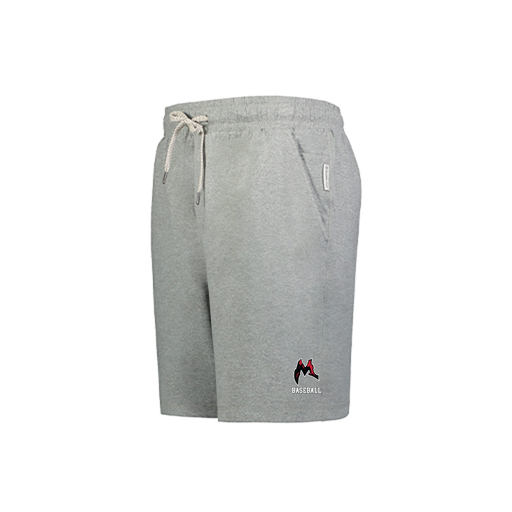 [223604.013.S-LOGO1] YOUTH Ventura Soft Knit SHORTS (Youth S, Silver, Logo 1)