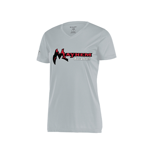[222820.099.S-LOGO2] Ladies Movement Dri Fit Shirt (Female Adult S, Silver, Logo 2)