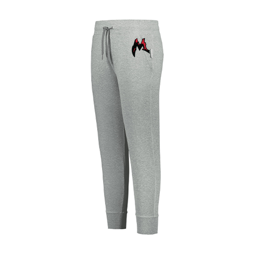 [222799.013.XS-LOGO3] LADIES VENTURA SOFT KNIT JOGGER (Female Adult XS, Silver, Logo 3)